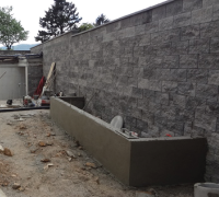 Izdelava podpornih zidov ali škarp Podporni zidovi