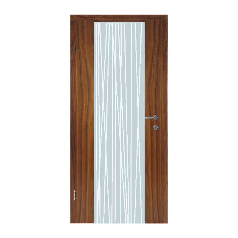 lesena notranja vrata s steklom